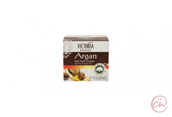 Дневен крем за лице с чисто арганово масло Argan - Victoria Beauty